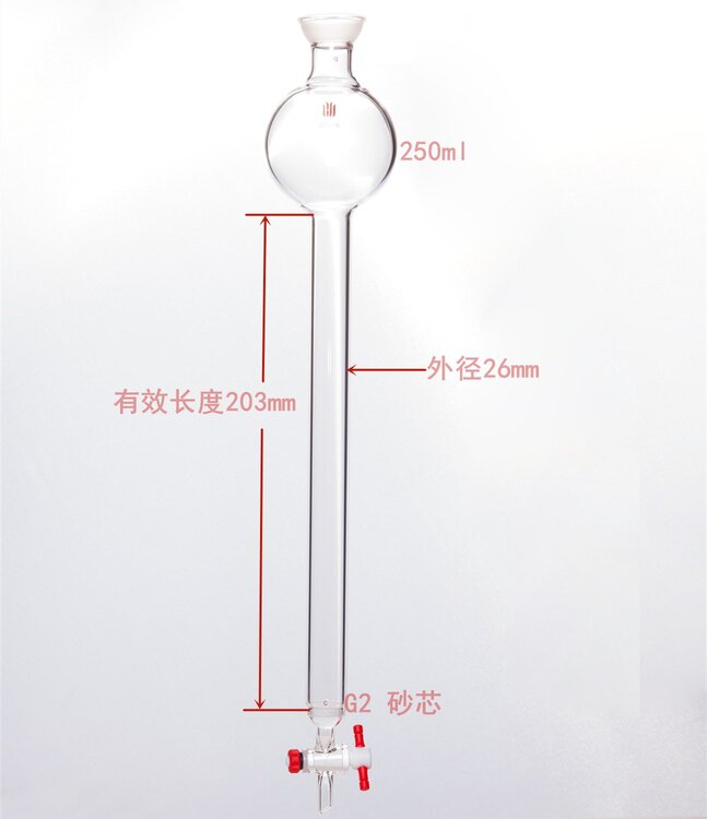 具砂板存储球层析柱,35/20,φ26mm,有效长:203mm,250ml,C C382620C