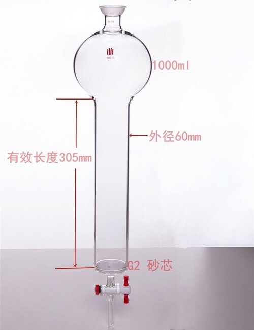 具砂板存储球层析柱,35/20,φ60mm,有效长:305mm,1000ml,C C386030C