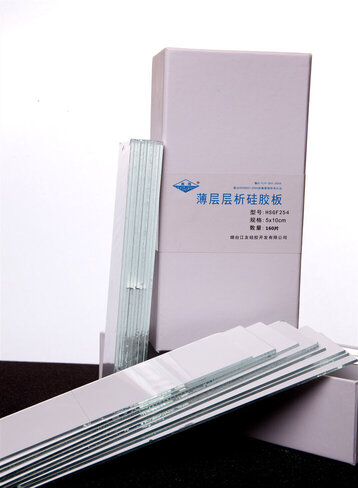 薄层层析硅胶板 HSGF254 200*200mm（0.4-0.5） 20片/盒 T222200F